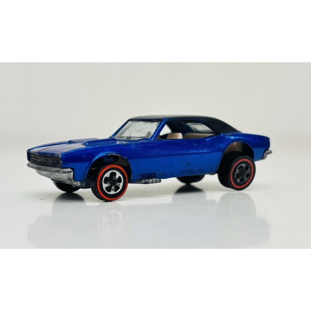 Hot Wheels Redline Custom Camaro Blue US White Interior